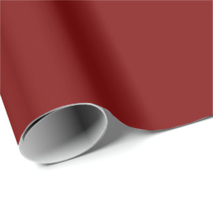 Cadeau Papier d'emballage de couleur rouge bordeaux uni