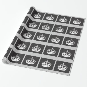 Cadeau Papier d'emballage de couronne britannique