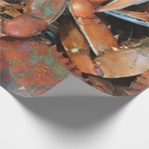 Papier d'emballage de crabe