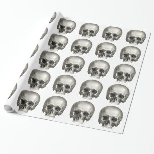 Cadeau Papier d'emballage de crâne
