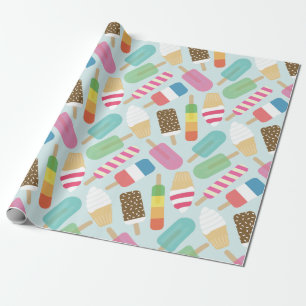 Cadeau Papier d'emballage de crème glacée