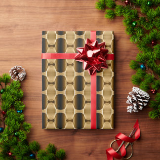 Cadeau Papier d'emballage de décoration moderne géométriq