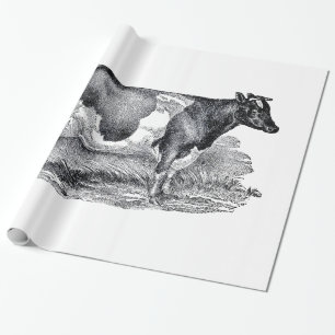 Cadeau Papier d'emballage de deux vaches