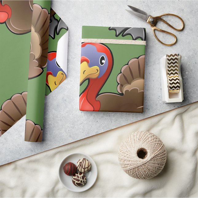 Cadeau Papier d'emballage de dinde (Créateur téléchargé)