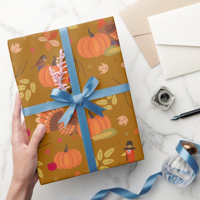 Cadeau Papier d'emballage de dinde de Thanksgiving (Cadeaux)
