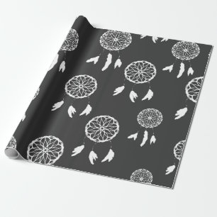 Cadeau papier d'emballage de dramcatcher