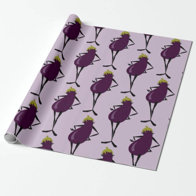 CADEAU PAPIER D'EMBALLAGE DE FASHIONISTA DE MOTIF MIGNON (Déroulé)