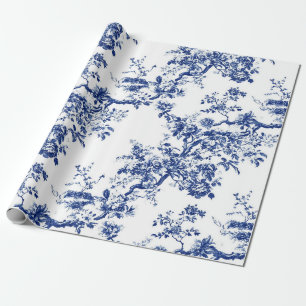 Cadeau Papier d'emballage de fête de jardin à branche flo