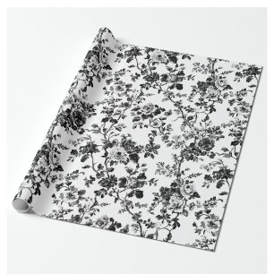 Cadeau Papier d'emballage de fête de jardin Toile Florale