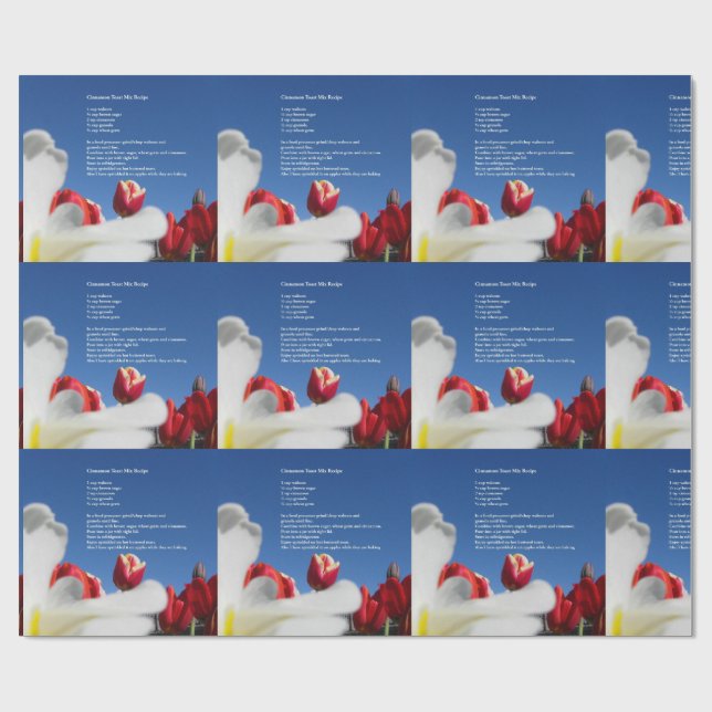 Cadeau Papier d'emballage de Fête de la mariée de cuisine (Plat)