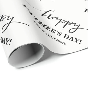 Cadeau Papier d'emballage de fête des pères heureuse