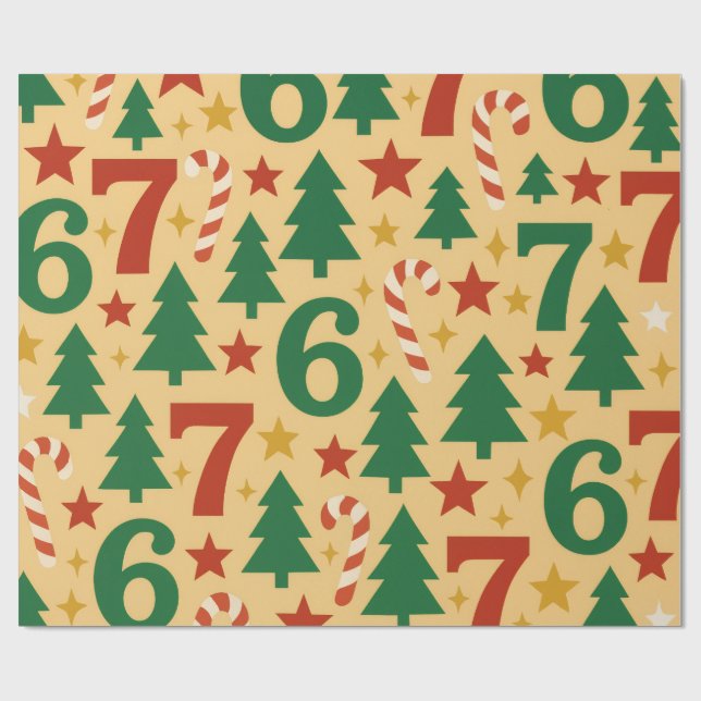 Cadeau Papier d'emballage de fêtes (Plat)