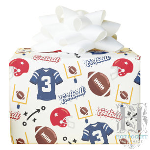 Cadeau Papier d'emballage de football