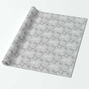 Cadeau Papier d'emballage de Frost de neige blanche