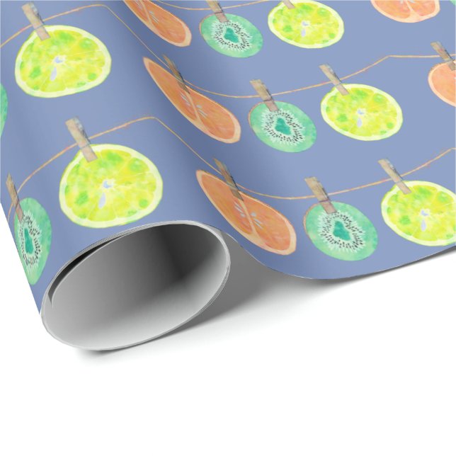 Cadeau Papier d'emballage de fruits secs (Coin rond)