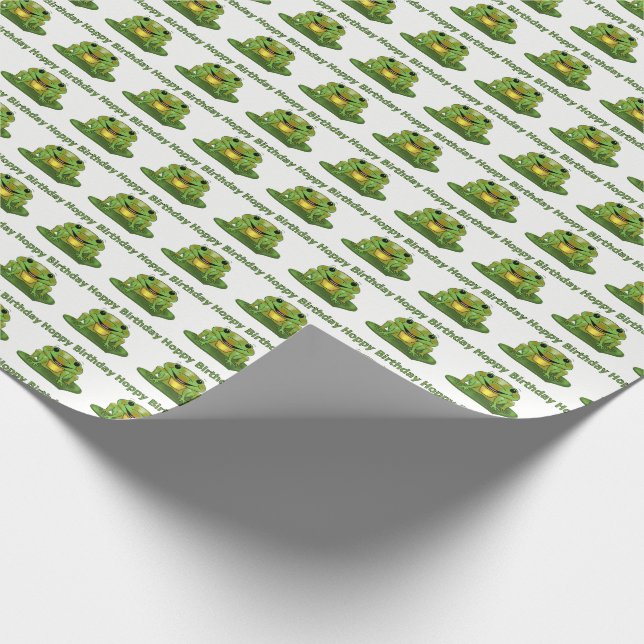 Cadeau Papier d'emballage de grenouille de houblon (Coin)