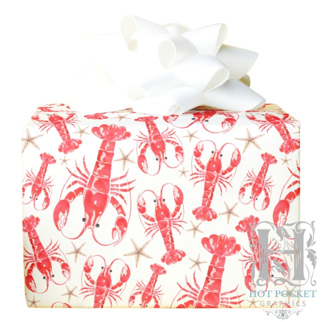 Cadeau Papier d'emballage de homard (Créateur téléchargé)