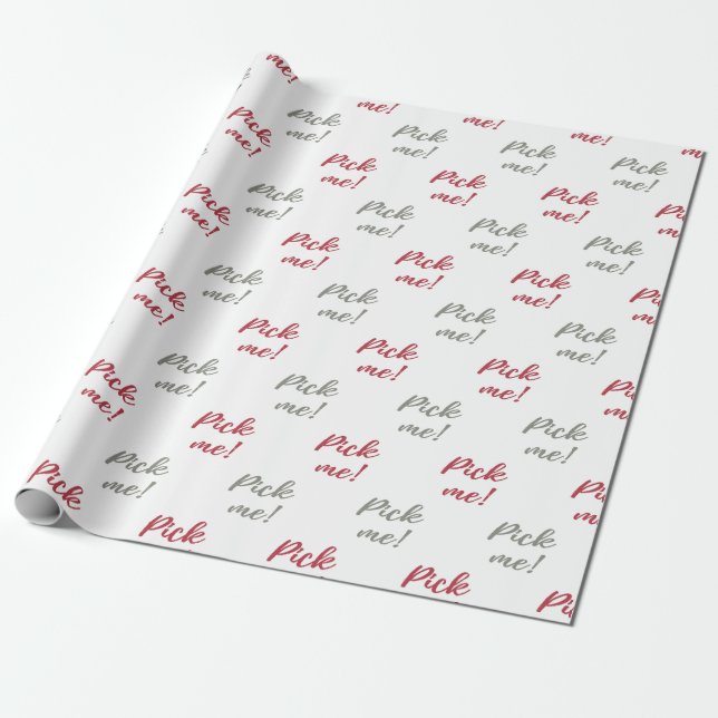 Cadeau Papier d'emballage de jeu d'échange de cadeaux.  C (Déroulé)