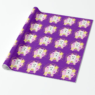 Cadeau Papier d'emballage de joyeux anniversaire de