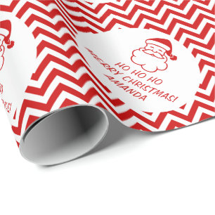 Cadeau Papier d'emballage de Joyeux Noël avec des
