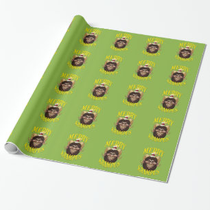 Cadeau Papier d'emballage de Joyeux Noël de Krampus