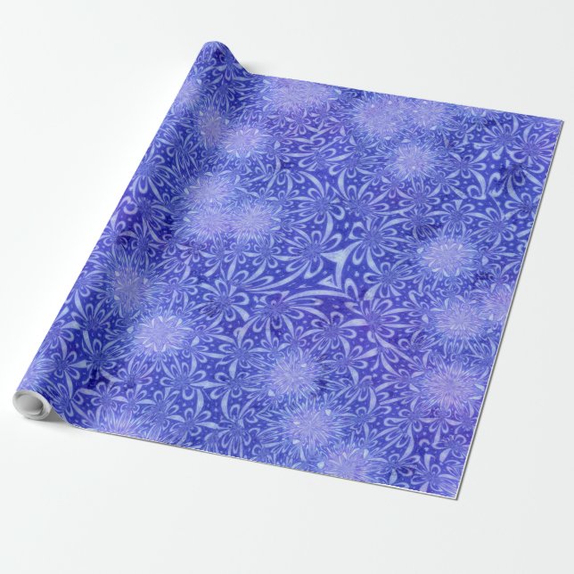 Cadeau papier d'emballage de la passion violette (Déroulé)