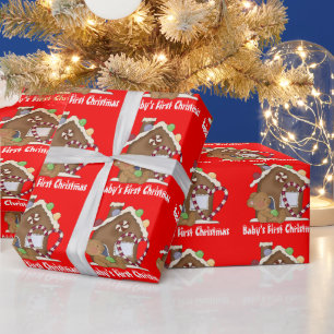 Cadeau Papier d'emballage de la première oreille de Noël