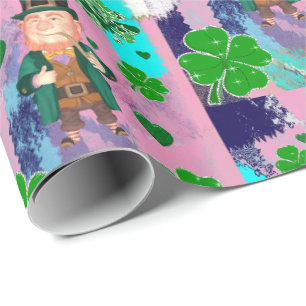 Cadeau Papier d'emballage de la Saint-Patrick