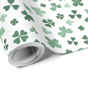Cadeau Papier d'emballage de la Saint Patrick pour le trè