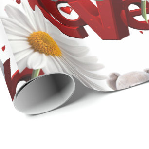 Cadeau Papier d'emballage de la Saint-Valentin