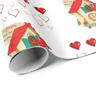 Cadeau Papier d'emballage de la Saint-Valentin