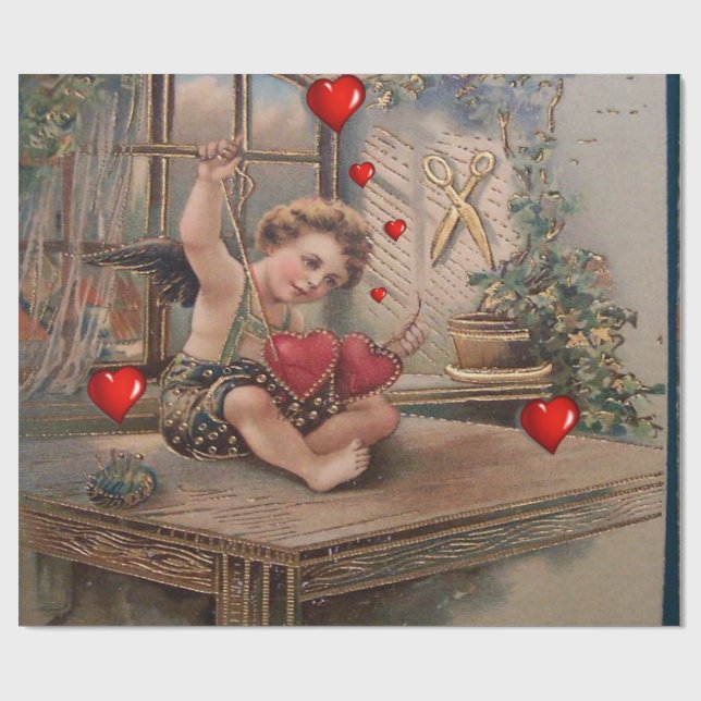 Cadeau Papier d'emballage de la Saint-Valentin (Plat)