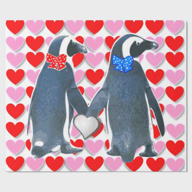 Cadeau Papier d'emballage de la Saint-Valentin (Plat)