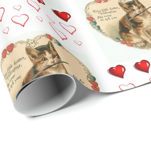 Cadeau Papier d'emballage de la Saint-Valentin (Coin rond)