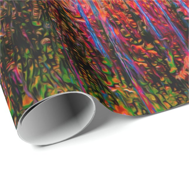 Cadeau Papier d'emballage de l'art abstrait 81 (Coin rond)