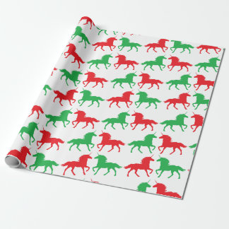 Cadeau Papier d'emballage de licorne de fête