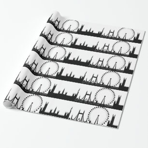 Cadeau Papier d'emballage de Londres d'enveloppe de