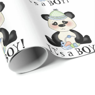 Cadeau Papier d'emballage de l'ours Panda
