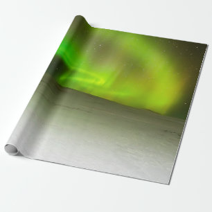 Cadeau Papier d'emballage de lumières du nord