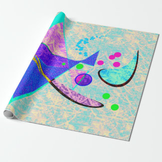 Cadeau Papier d'emballage de lustre de photo d'art