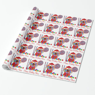 Cadeau Papier d'emballage de machine de Gumball