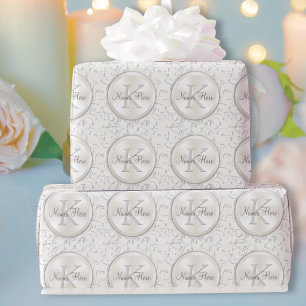 Cadeau Papier d'emballage de mariage personnalisé avec mo