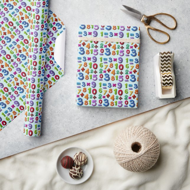 Cadeau Papier d'emballage de mathématicien (Artisanat)