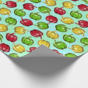 Cadeau Papier d'emballage de motif de paprikas