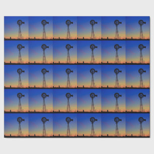 Cadeau Papier d'emballage de moulin à vent