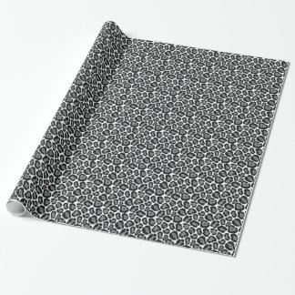 Cadeau Papier d'emballage de neige de motif Girly de