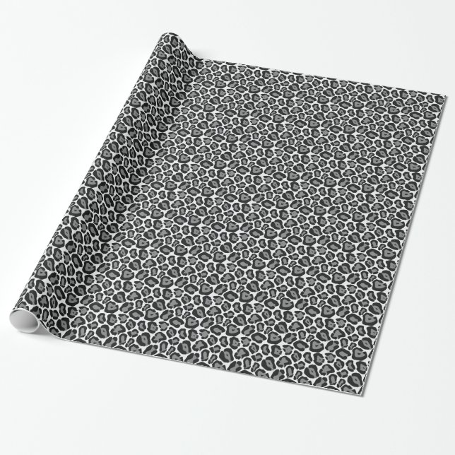 Cadeau Papier d'emballage de neige de motif Girly de (Déroulé)