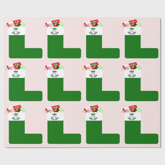 Cadeau Papier d'emballage de Noël (Plat)