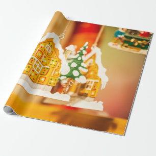 Cadeau papier d'emballage de Noël