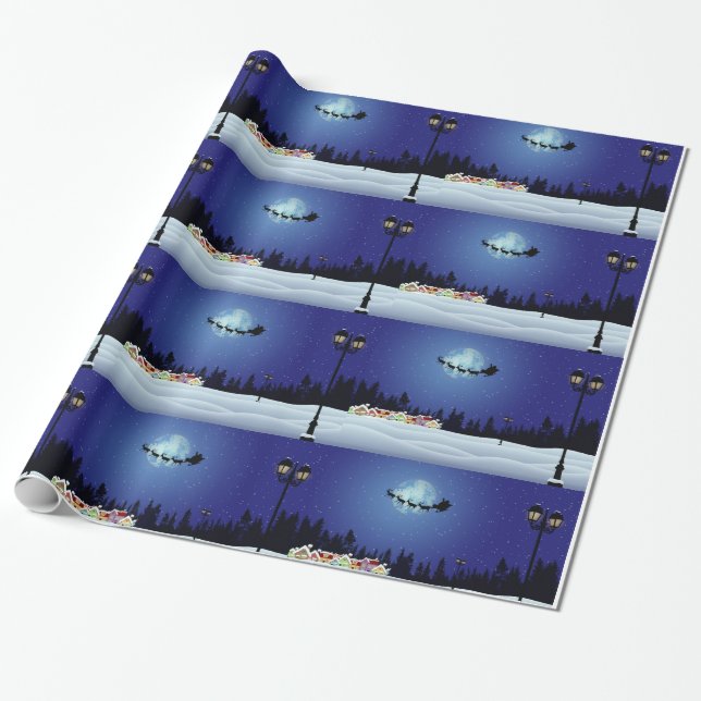 Cadeau Papier d'emballage de Noël (Déroulé)